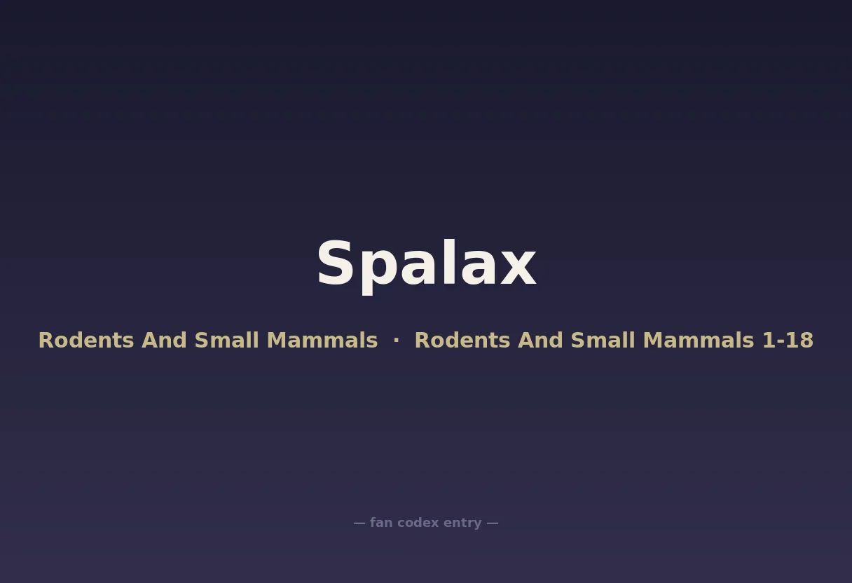Spalax