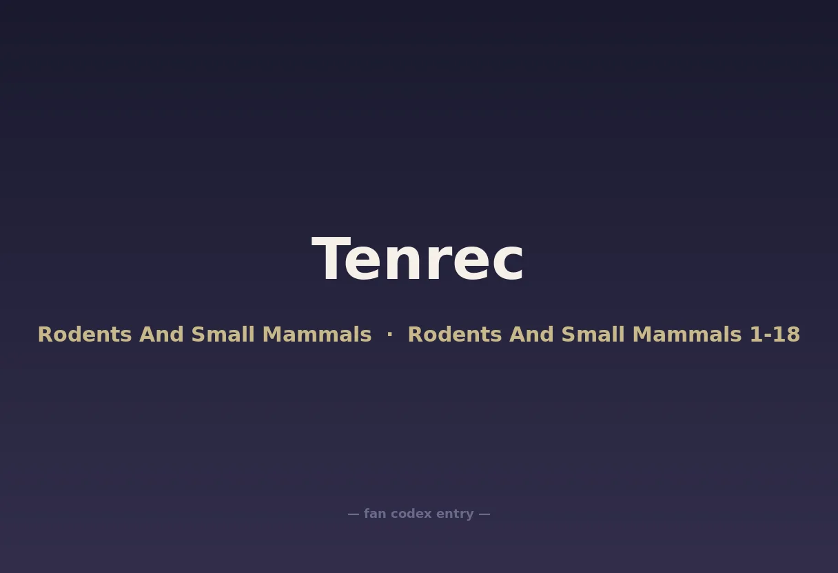 Tenrec