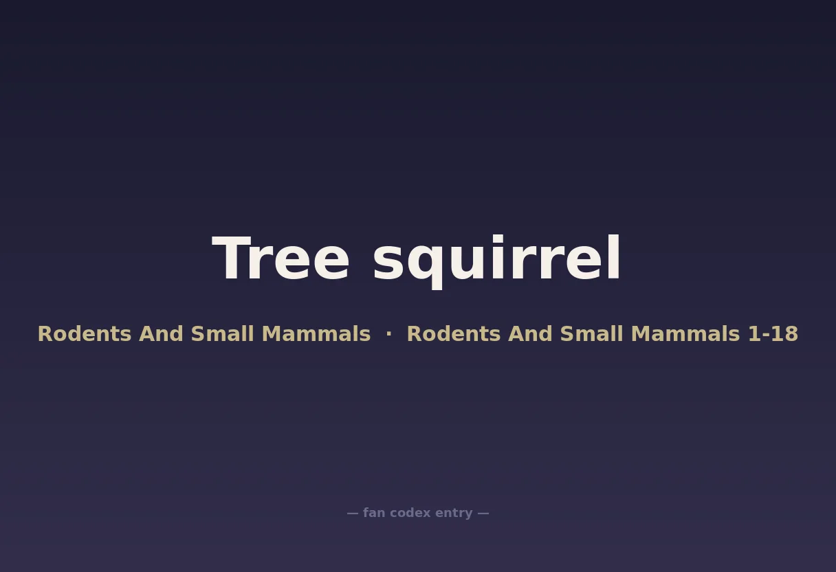 Tree squirrel
