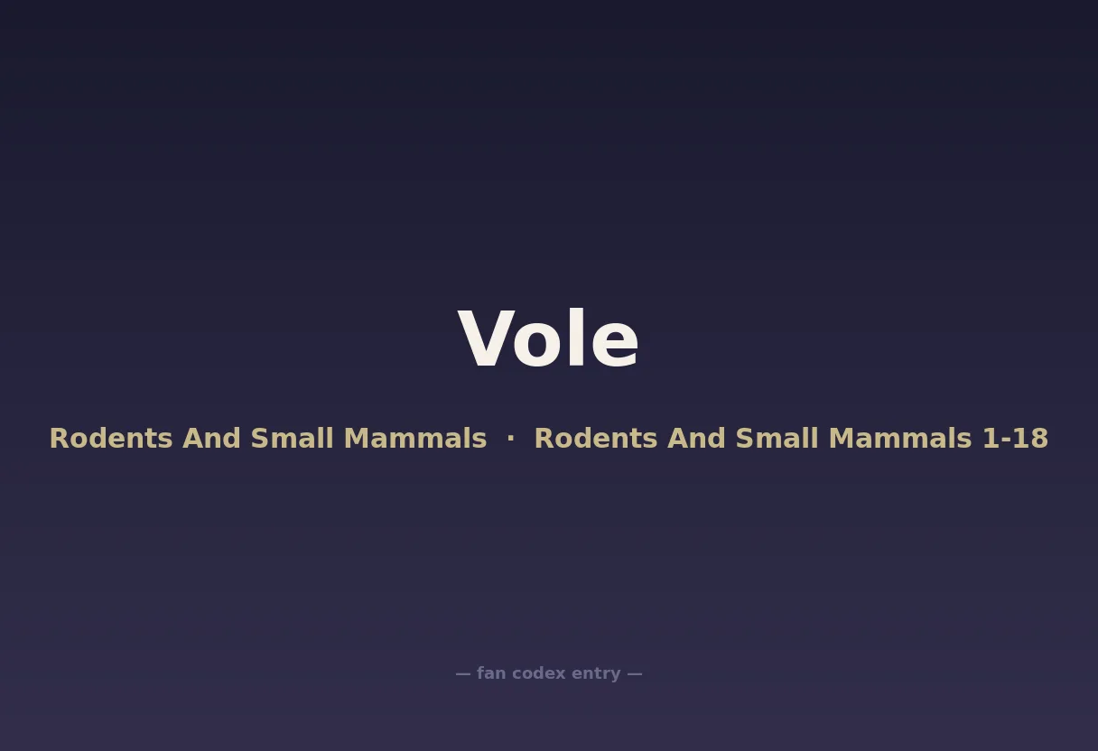 Vole